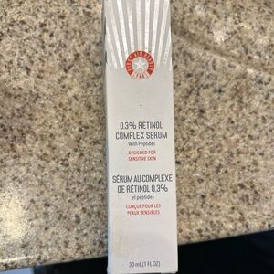 First Aid Beauty Retinol Complex Serum Box - White with Red Accents